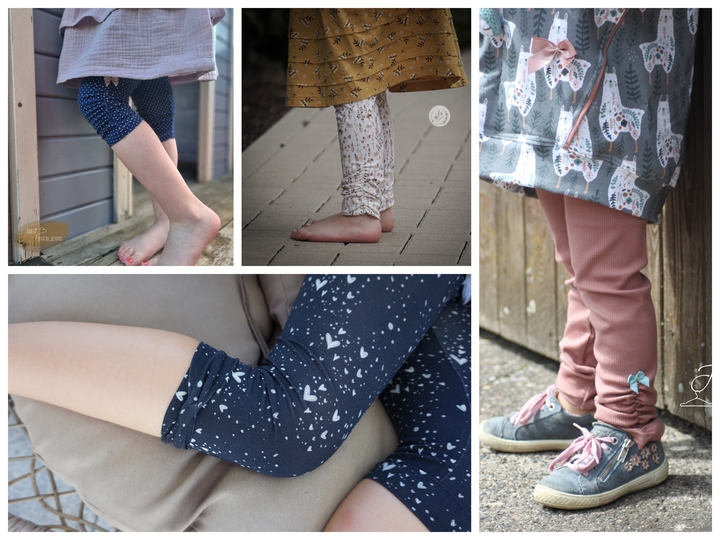 Leggings Mädel Legs Schnittmuster mit Beamerdatei