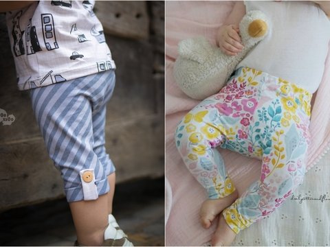 Leggings Lütten Legs Schnittmuster mit Beamerdatei