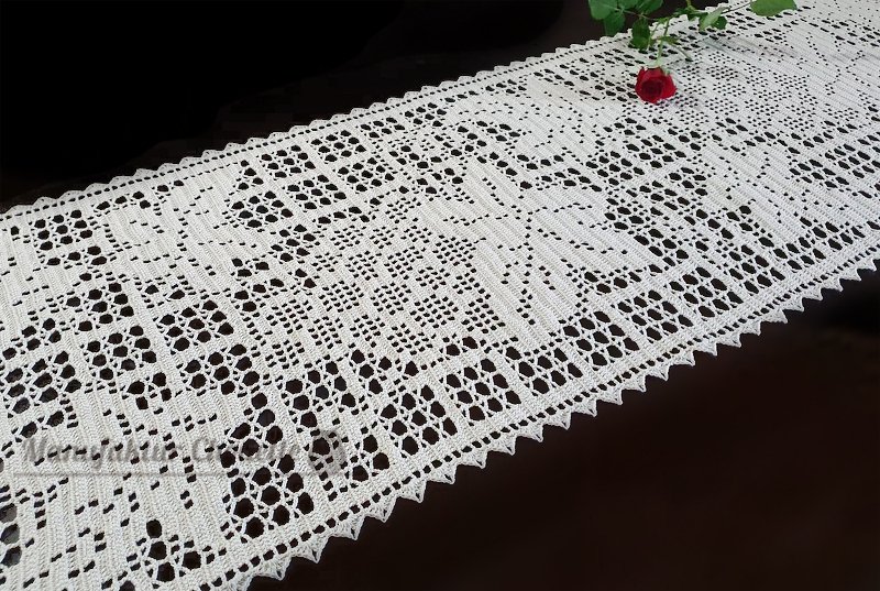 Tischband "Weintrauben" (mit Rapport) - Herbstkollektion