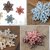 Economy Set Snowflakes "Neve" and "Jule" - Winter Decoration, Christmas