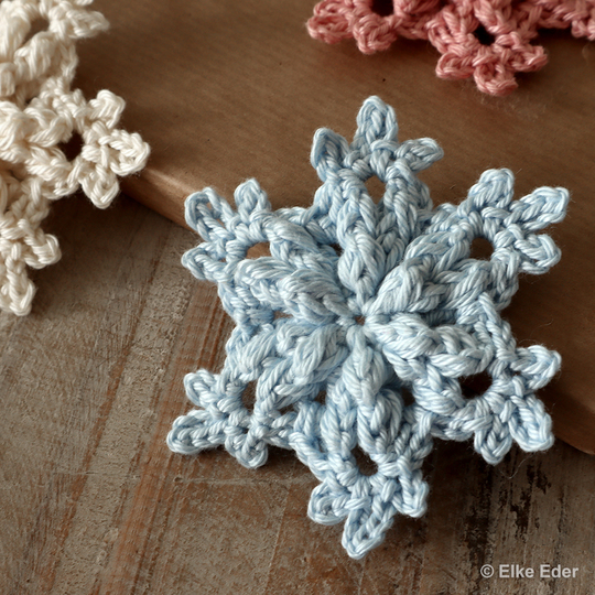 Sparset Schneeflocken "Neve" und "Jule" - Winterdeko, Tischdeko