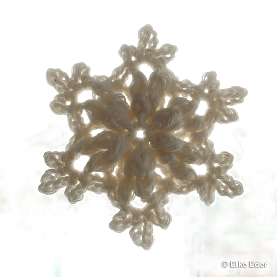 Sparset Schneeflocken "Neve" und "Jule" - Winterdeko, Tischdeko