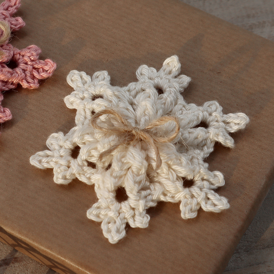 Sparset Schneeflocken "Neve" und "Jule" - Winterdeko, Tischdeko