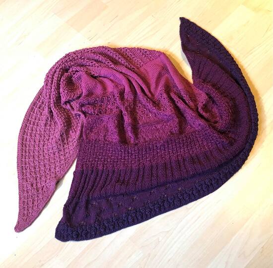 Twinkle STAR  - ein Stricktuch KAL