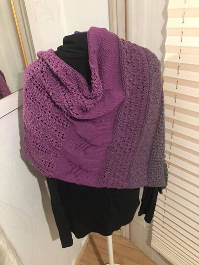 Twinkle STAR  - ein Stricktuch KAL