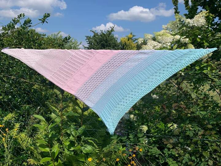 Twinkle STAR  - ein Stricktuch KAL