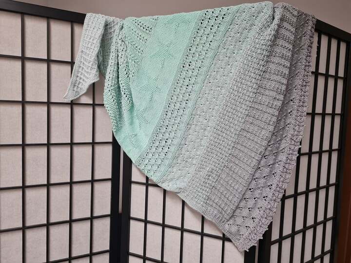 Twinkle STAR  - ein Stricktuch KAL