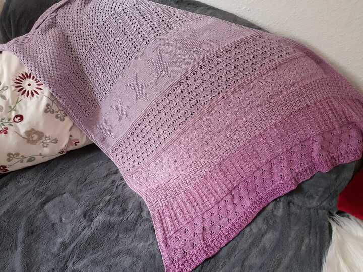 Twinkle STAR  - ein Stricktuch KAL