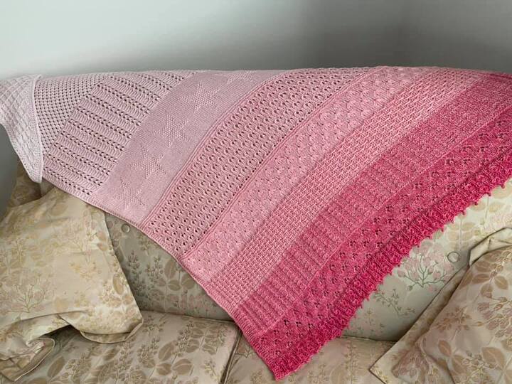 Twinkle STAR  - ein Stricktuch KAL