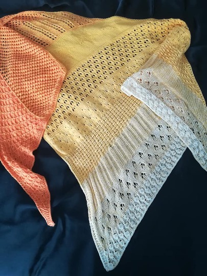 Twinkle STAR  - ein Stricktuch KAL