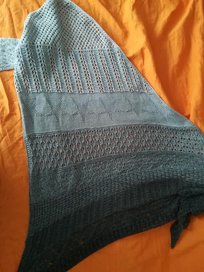 Twinkle STAR  - ein Stricktuch KAL