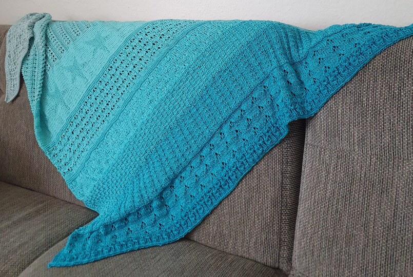 Twinkle STAR  - ein Stricktuch KAL