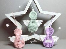 Häkelanleitung - Engel Anhänger - vielseitig