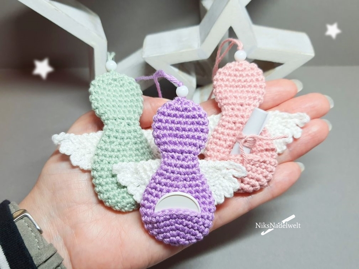 Häkelanleitung - Engel Anhänger - vielseitig