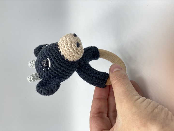 H&auml;kelanleitung - Bei&szlig;ring / Babyrassel - Kuh