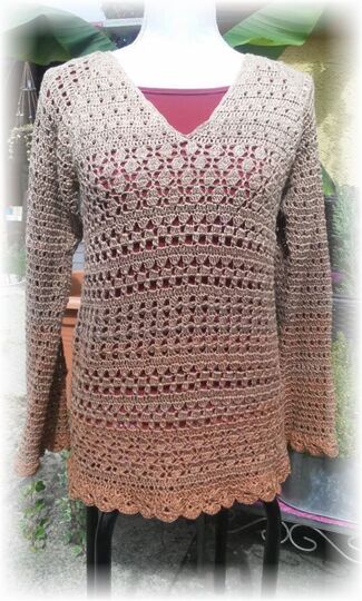 Häkelanleitung RVO Jacke oder Pullover Magliacca