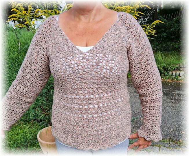 Häkelanleitung RVO Jacke oder Pullover Magliacca