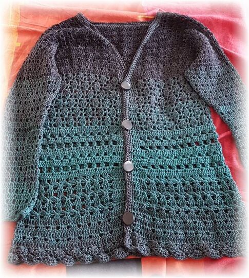 Häkelanleitung RVO Jacke oder Pullover Magliacca