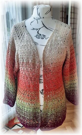 Häkelanleitung RVO Jacke oder Pullover Magliacca