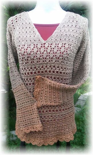 Häkelanleitung RVO Jacke oder Pullover Magliacca