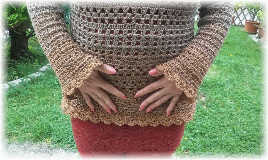 Häkelanleitung RVO Jacke oder Pullover Magliacca