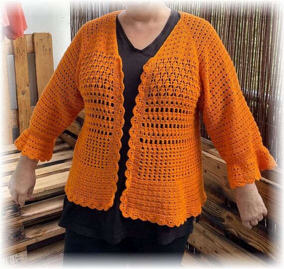 Häkelanleitung RVO Jacke oder Pullover Magliacca