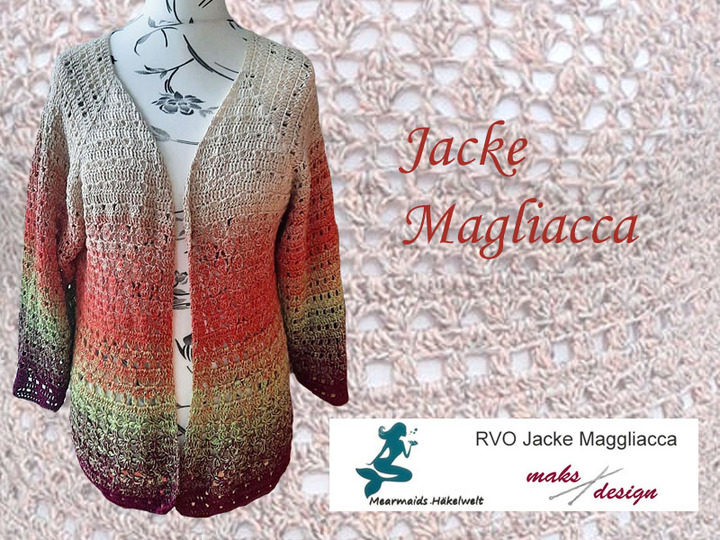 Häkelanleitung RVO Jacke oder Pullover Magliacca