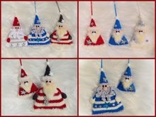 Wichtel Nikolaus Anhänger in 2 Größen Geschenkanhänger Weihnachten