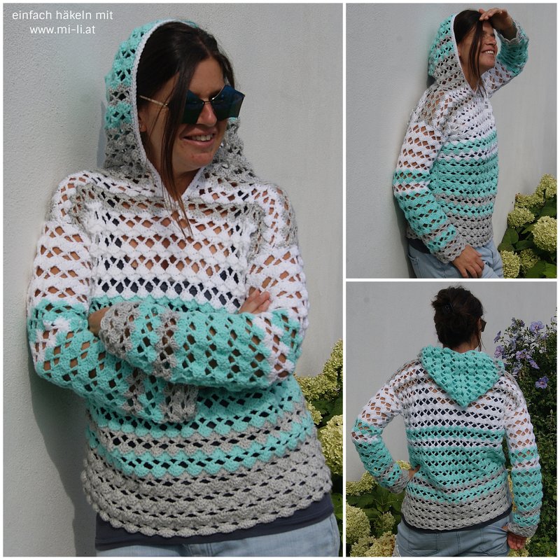 Kapuzenpulli HIP (Gr. S/M, L/XL) - Bild 2