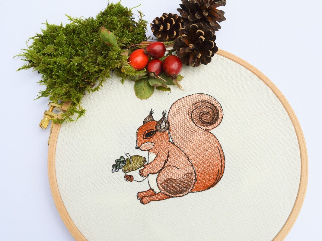 Stickdatei Eichhörnchen - Bild 4