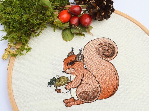 Stickdatei Eichhörnchen