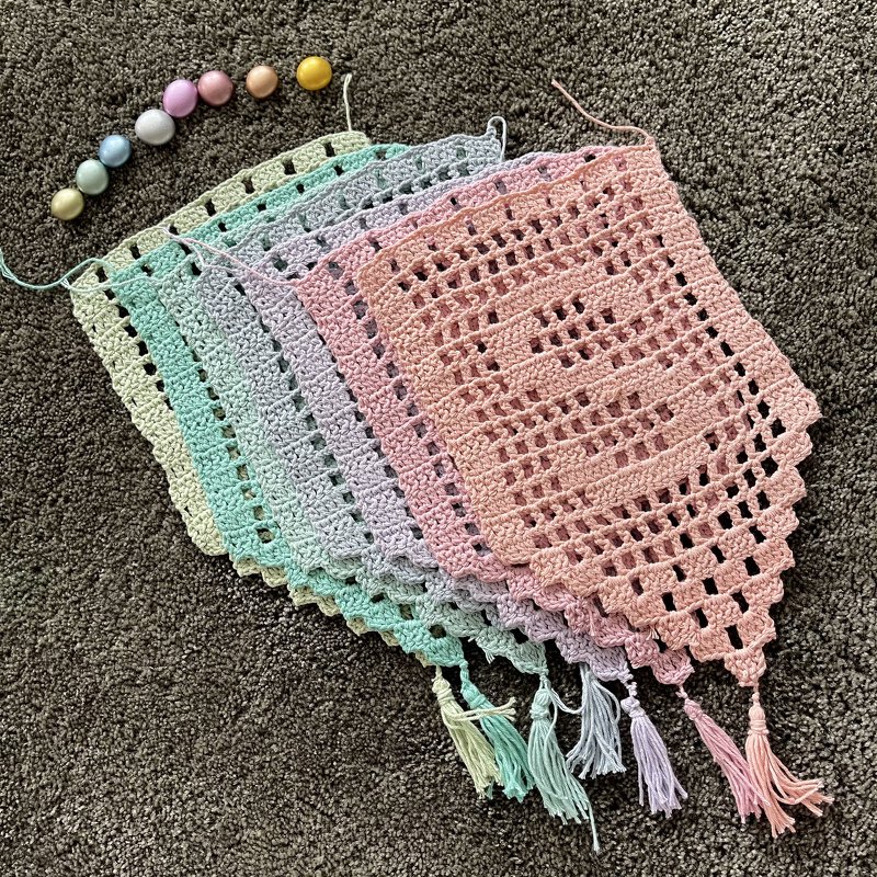 Gehäkelte Wimpel - ABC - Wimpelkette - Bild 5