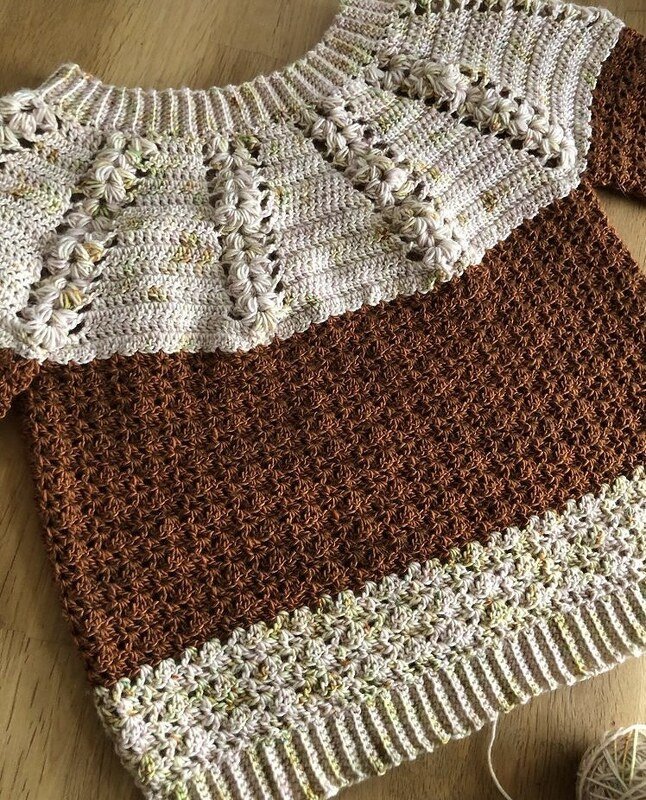 Anleitung für den Häkelpullover Rustic Charme - Bild 3