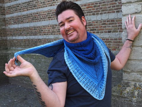 Dreieckstuch "Summer Blues"