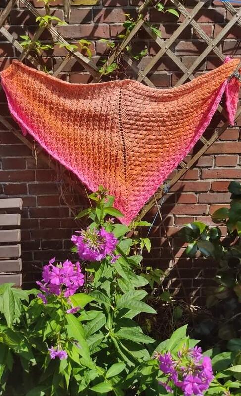 Tuch Valerie häkeln Dreieckstuch - Bild 6