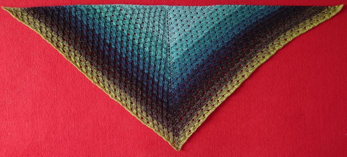 Tuch Valerie häkeln Dreieckstuch