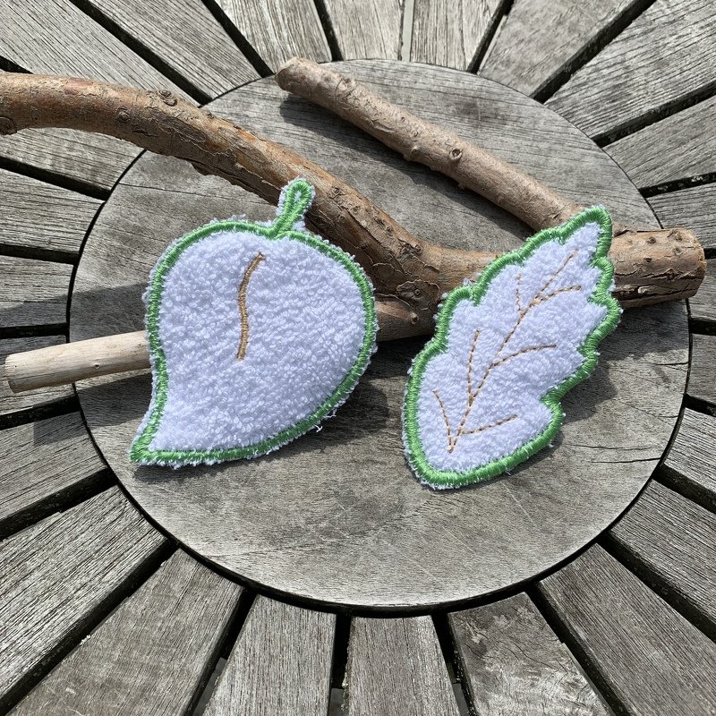 Abschminkpad Blatt Stickdatei ITH 10x10 cm - Bild 10