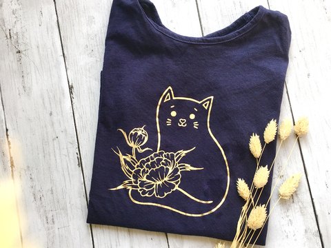 Plotterdatei Blumenkatze