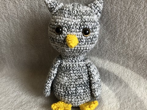 Häkelanleitung Eule Luise