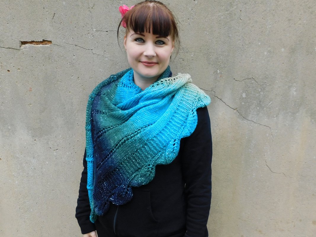 Tuch BLÄTTERWALD Strickanleitung - Bild 4