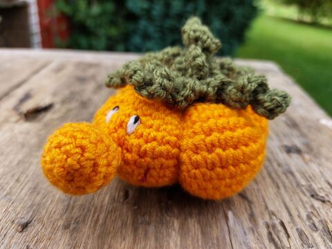 Häkelanleitung Kürbis