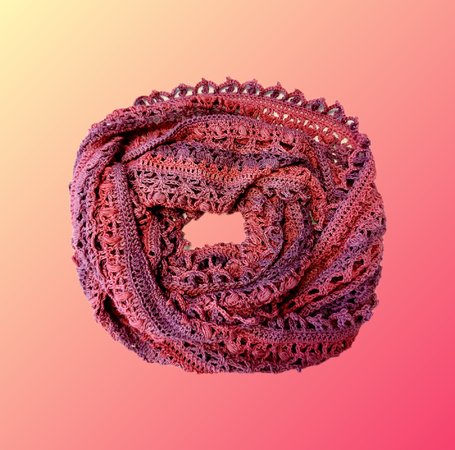 "Caledon" loop and gauntlets - crochet pattern