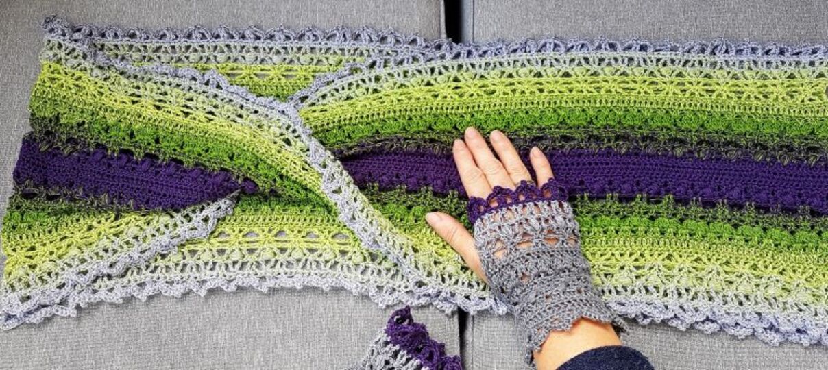 "Caledon" Loop und Stulpen - Häkelanleitung