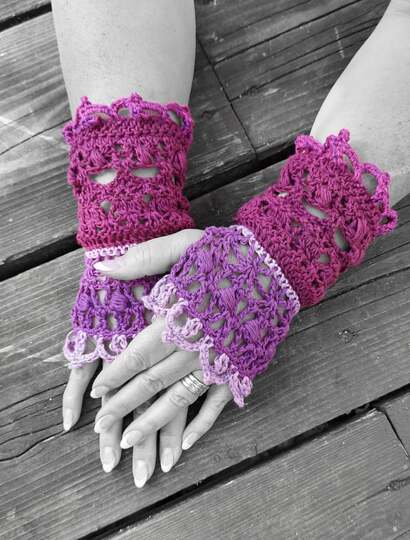 "Caledon" Loop und Stulpen - Häkelanleitung