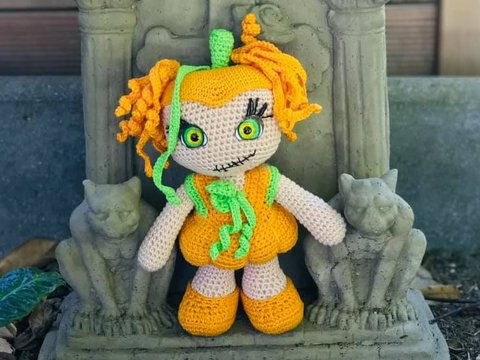 Gothigurumi - "Käthe Kürbis"