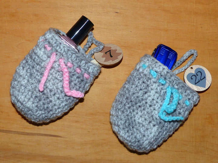 Häkelanleitung Adventskalender Rentier