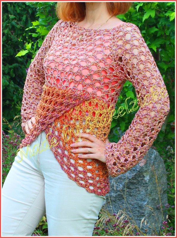 Häkelpulli in Wickeloptik "Barbri Stesi" S-XXL - Bild 5