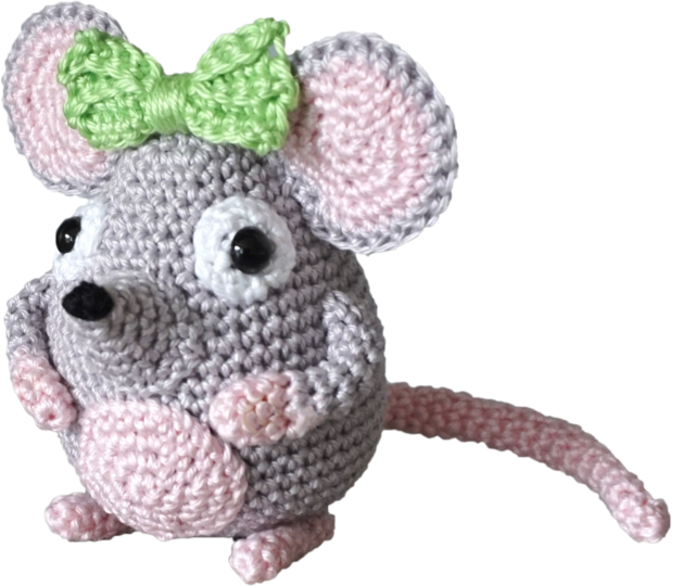Häkelanleitung Amigurumi Mäuschen Lou