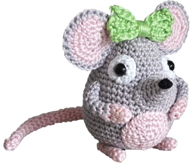 Häkelanleitung Amigurumi Mäuschen Lou