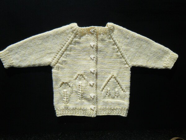 Knitting pattern kids jacket "lemontree" top down